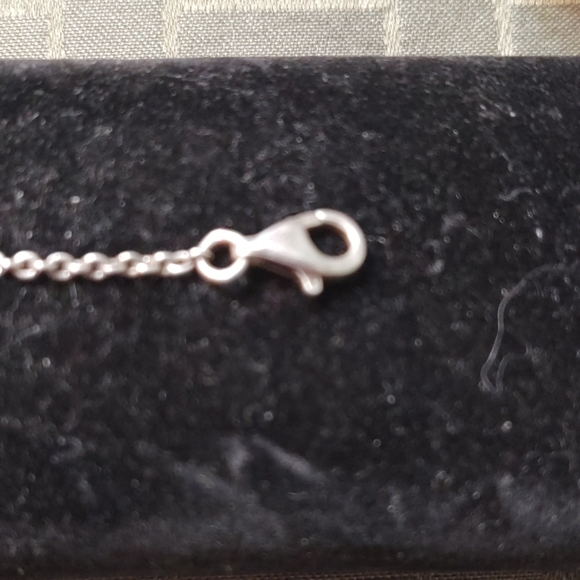 Heart Shaped Sterling Silver Necklace - Picture 3 of 4